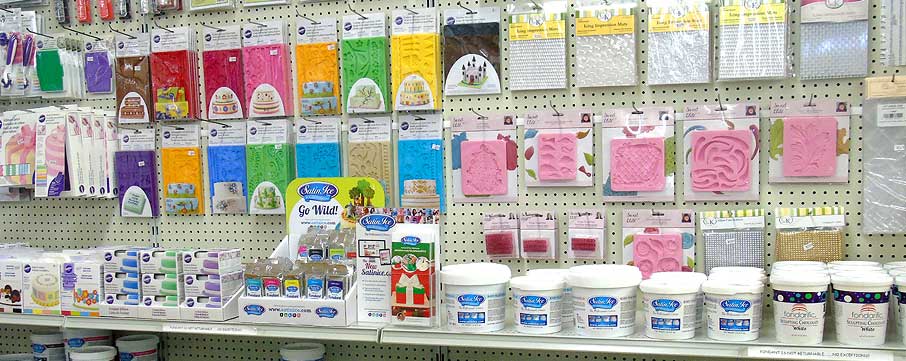 A Well-Stocked Cake Supply Store